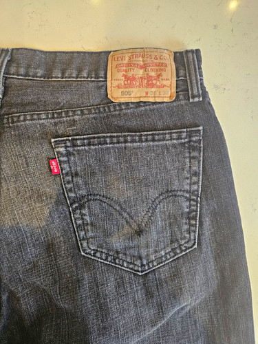 Levi 505 straight fit black - fit,
