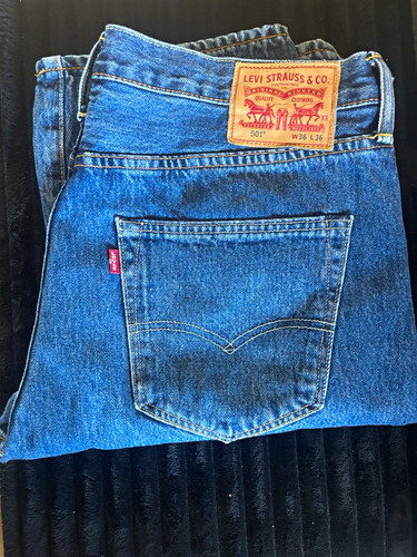 Levi 501 mens blue medium - mens,
