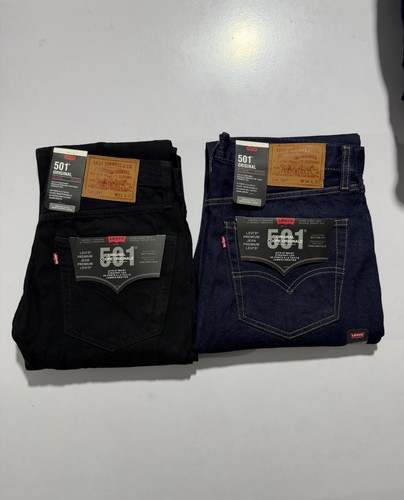 Levis 501 blue black jeans - 501,