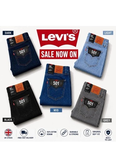 Levis 501 mens - 501, denim