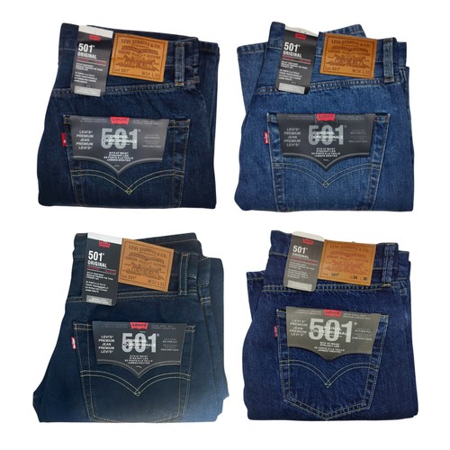 Levis 501 mens jeans dark - 501,