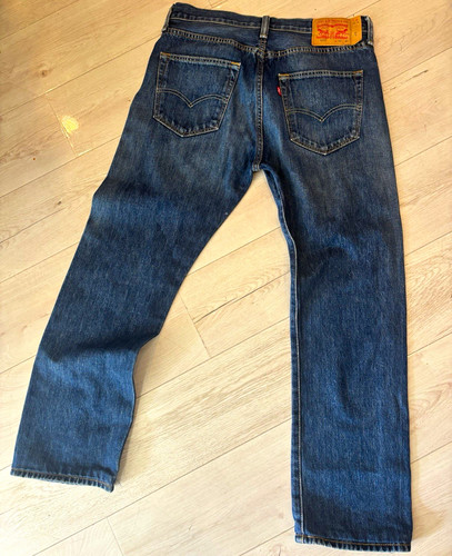 Levi 501 mens blue dark - 501,
