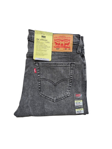 Levis 514 mens grey denim - mens,