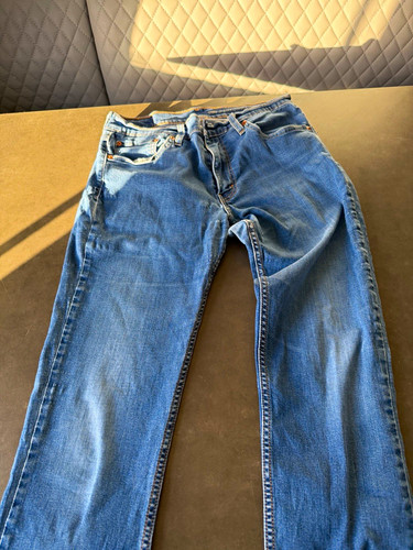 Levi 502 men blue denim - blue,